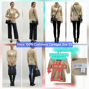 Vince 100% Cashmere Cardigan Size XS